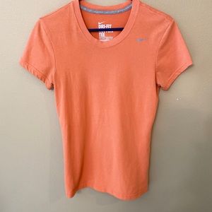 NIKE DRI FIT COTTON TEE orange 339715-812